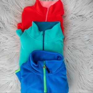 Kids Quarter Zip Fleeces